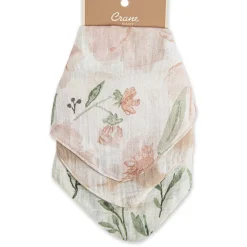 Bibs + Burps-Crane Baby Muslin Bib Set