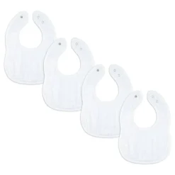 Bibs + Burps-Comfycubs Muslin Bibs (4 Pack)