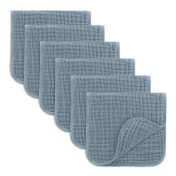 Bibs + Burps-Comfycubs Muslin Burp Cloths (6 Pack)