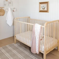 Crib Fitted Sheets-Saranoni Muslin Crib Sheet