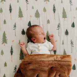 Crib Fitted Sheets-Saranoni Muslin Crib Sheet