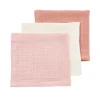 Towels + Cloths-Meyco Baby Muslin Facecloth (3 Pack)