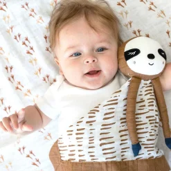 Loveys|Teething Blankies-Lulujo Muslin Lovie