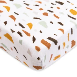 Mini Crib Bedding|Crib Fitted Sheets-Babyletto Muslin Mini Crib Sheet