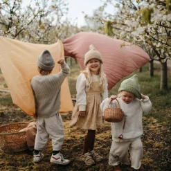 Blankets|Sleep Sacks + Wraps-Mushie Muslin Swaddle Blanket