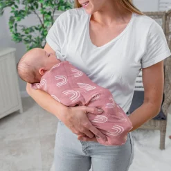 Sleep Sacks + Wraps-Comfycubs Muslin Swaddle Blankets (2 Pack)