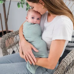 Sleep Sacks + Wraps-Comfycubs Muslin Swaddle Blankets (4 Pack)