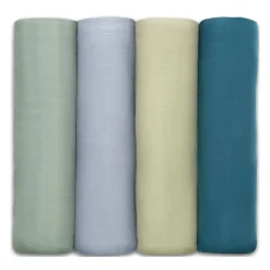 Sleep Sacks + Wraps-Comfycubs Muslin Swaddle Blankets (4 Pack)