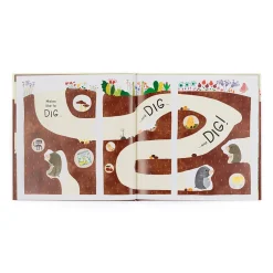 Story Books|Board Books-Jellycat Muswell Mole and the Buried Treasure Book