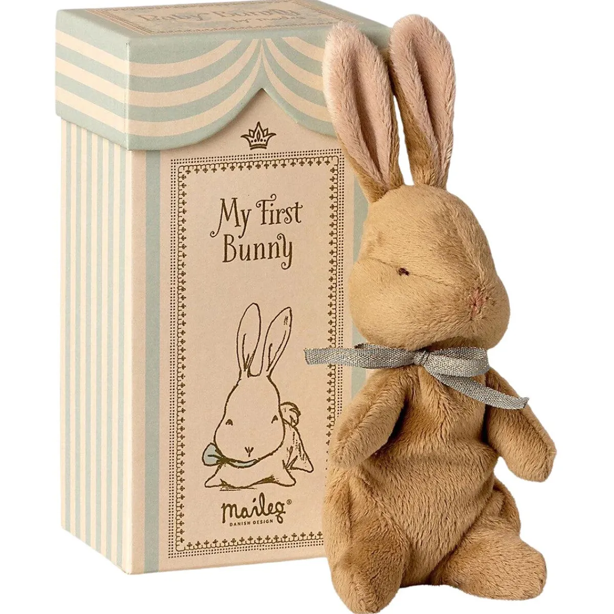 Plush Animals-Maileg My First Bunny