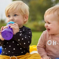 Kids Drinkware|Sippy Cups + Straw Cups-Philips Avent My Grippy Spout Cup (10 oz, 2 Pack)