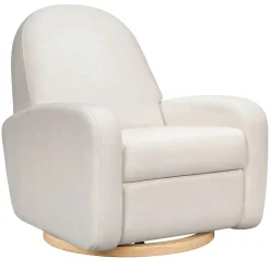 Motorized Gliders|Gliders-Babyletto Nami Electronic Glider Recliner with USB (Eco-Performance) Cream