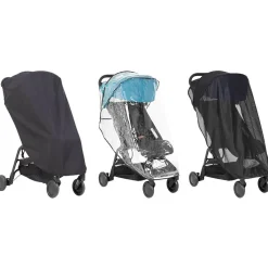 Stroller Accessories-Mountain Buggy Nano All Weather Cover Set (Single)