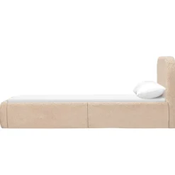 Twin Beds + Trundles-Babyletto Nara Twin Bed (Shearling)