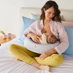 Nursing Pillows|Pillows-Ergobaby Natural Curve Nursing Pillow with Strap