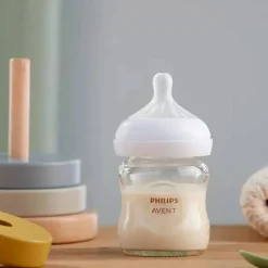 Baby Bottle Sets|Glass Baby Bottles-Philips Avent Natural Glass Bottle (4 oz, 3 Pack)