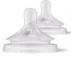 Nipples + Bottle Accessories-Philips Avent Natural Nipple - Flow 1 0m