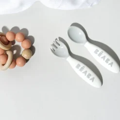 Kids Utensils|Toddler Training Utensils-Beaba 2nd Stage Cutlery (Set of 10)