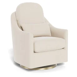 Gliders-Monte Design Nessa Glider - European Fabric with Swivel Base