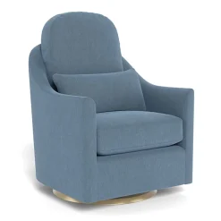 Gliders-Monte Design Nessa Glider - Fabric with Swivel Base