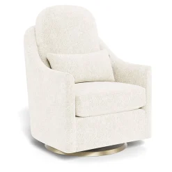 Gliders-Monte Design Nessa Glider - Faux Sheepskin with Swivel Base