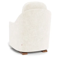 Gliders-Monte Design Nessa Glider - Faux Sheepskin with Swivel Base