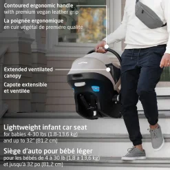 Soft Soles|Perforated Sneakers-Maxi-Cosi New Generation Zelia Luxe 5-in-1 Modular Travel System - Onyx Sand