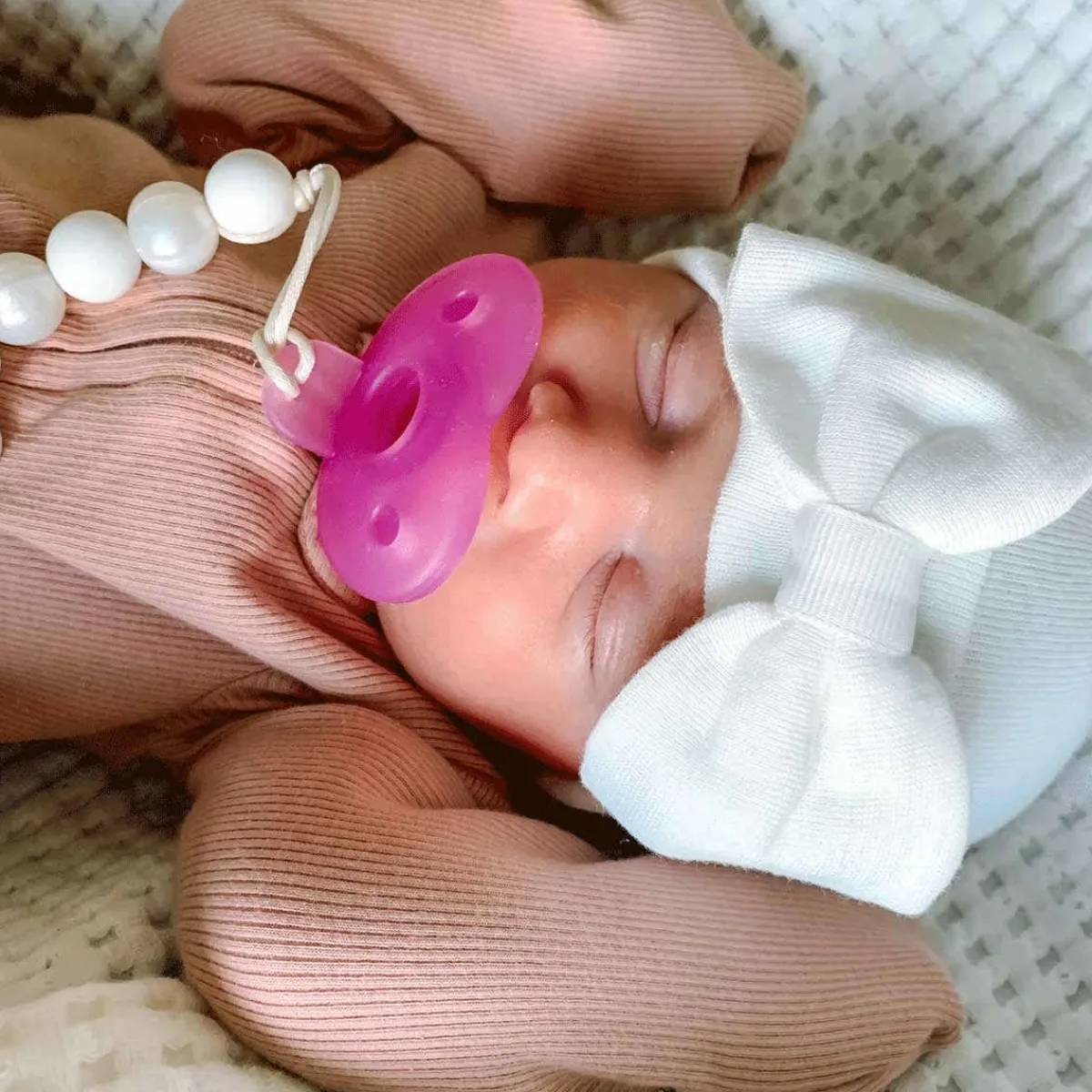 Winter Hats|Infant Hats-Kidcentral Essentials Newborn Hat with Bow