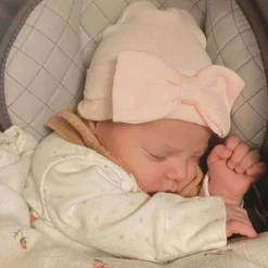 Winter Hats|Infant Hats-Kidcentral Essentials Newborn Hat with Bow