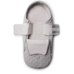 Stroller Accessories-Bugaboo Newborn Inlay Light Grey Melange