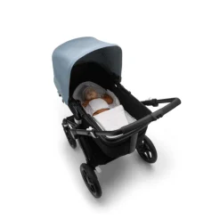 Stroller Accessories-Bugaboo Newborn Inlay Light Grey Melange