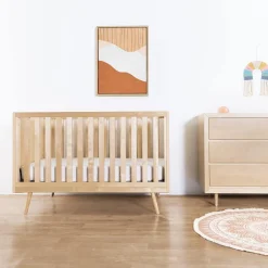 Convertible Cribs-Ubabub Nifty Timber 3-in-1 Crib