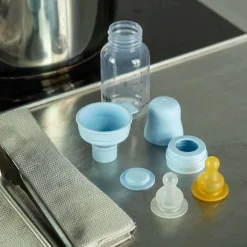 Nipples + Bottle Accessories-Bibs Nipples Round (2 Pack)