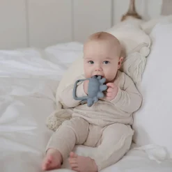 Teethers|Pacifiers + Clips-Mushie No-Drop Teether