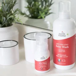 Infant Shampoo + Conditioner|Infant Body Wash-Earth Mama Organics Non-Scents Baby Wash