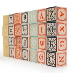Wooden Toys|Blocks + Shape Sorters-Uncle Goose Norwegian ABC Blocks