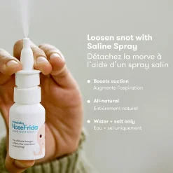 Baby Medical-Fridababy NoseFrida Snotsucker Saline Kit