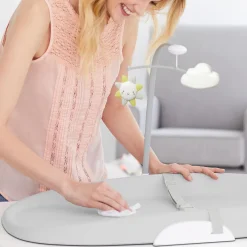 Changing Pads + Covers|Change Trays + Pads-Skip Hop Nursery Style Wipe Clean Changing Pad