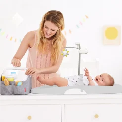 Changing Pads + Covers|Change Trays + Pads-Skip Hop Nursery Style Wipe Clean Changing Pad