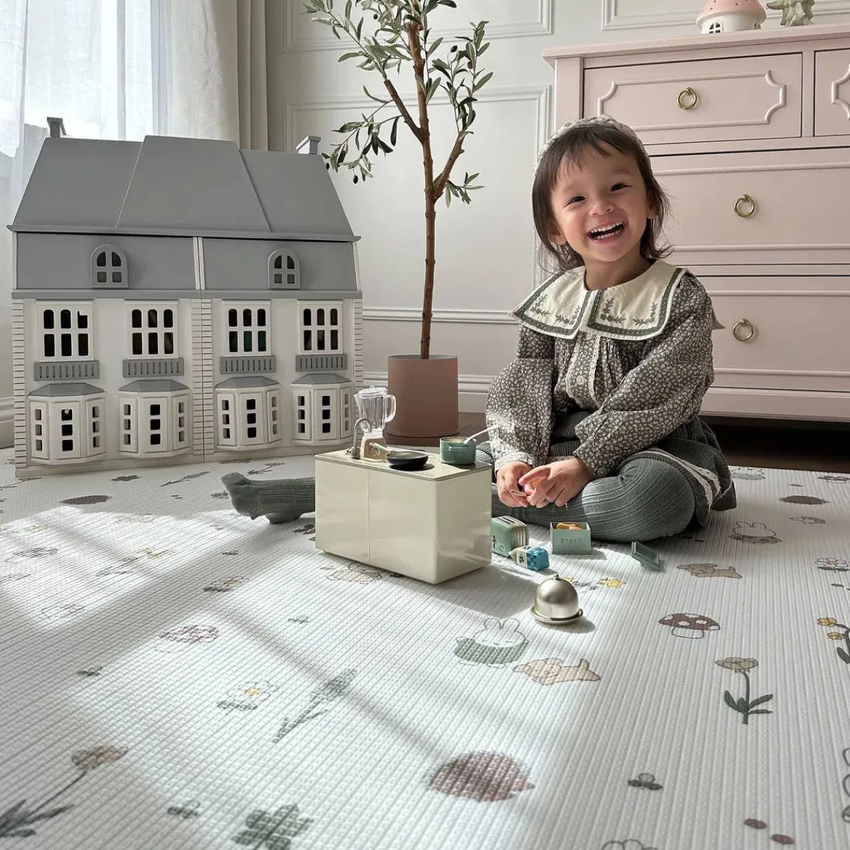 Rugs|Play Mats-LITTLE Bot x Miffy Ofie Playmat (Special Edition)