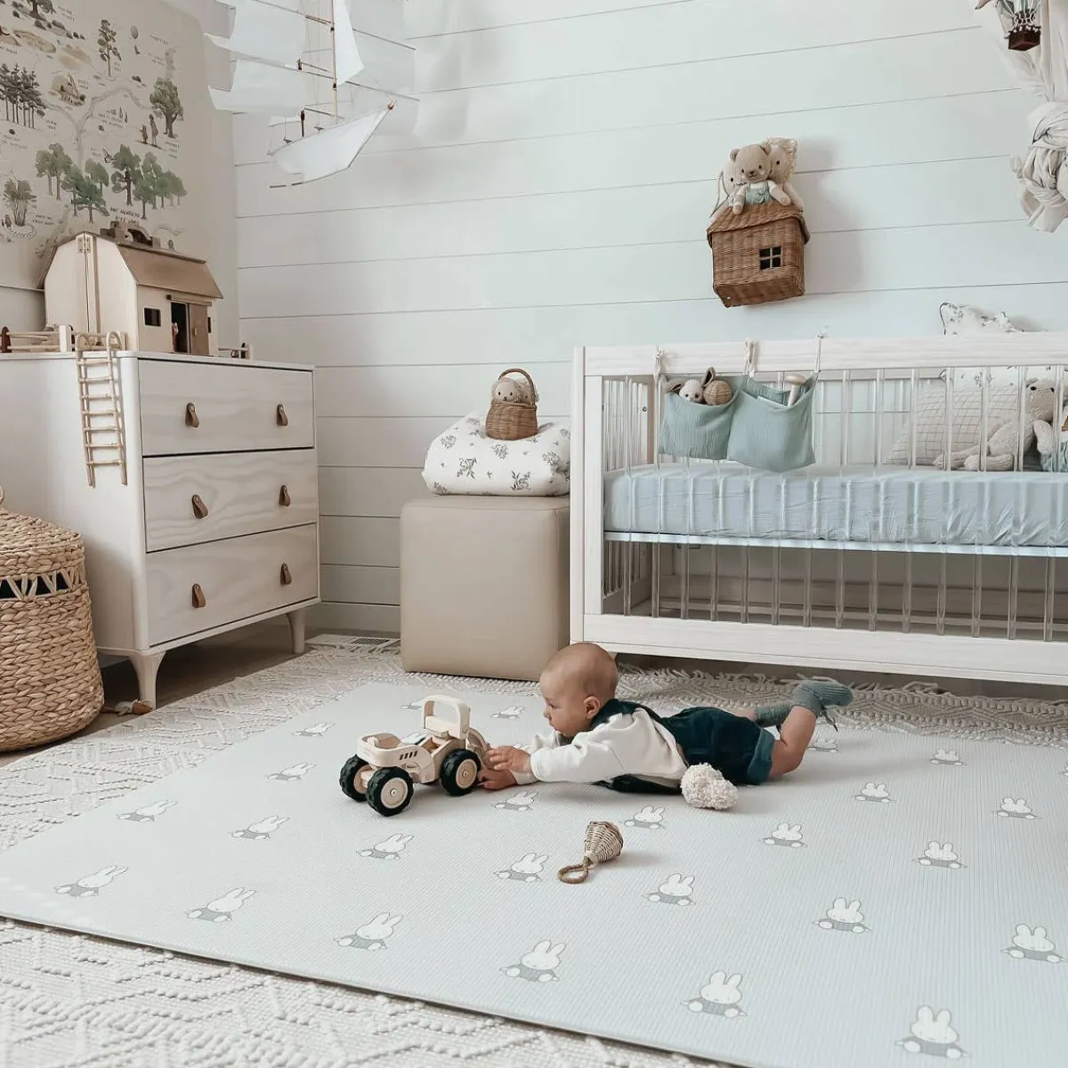 Rugs|Play Mats-LITTLE Bot x Miffy Ofie Playmat (Special Edition)