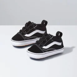 Elastic/Bungee|Baby Sneakers-Vans Old Skool Crib Shoe