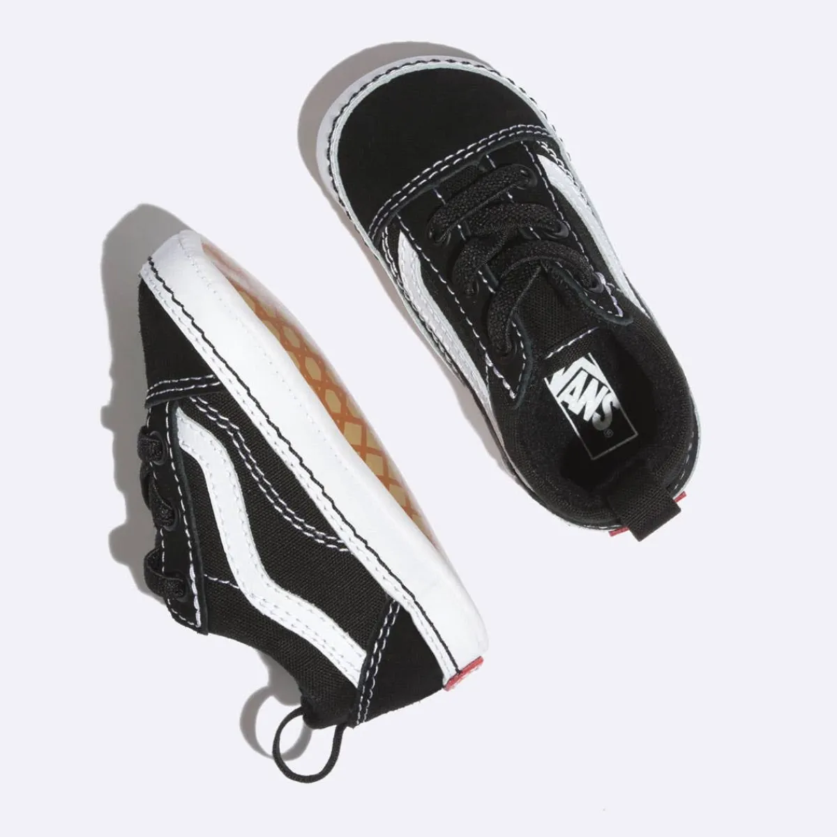 Elastic/Bungee|Baby Sneakers-Vans Old Skool Crib Shoe