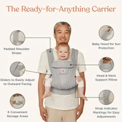 Baby Carriers-Ergobaby Omni Deluxe Cotton