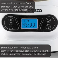 Bottle Sterilizers-Baby Brezza One Step Sterilizer Dryer