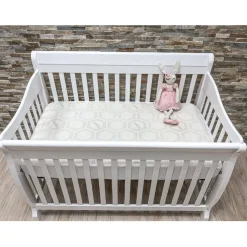 Crib Mattress Protection-Simmons OOPS Organic Plus Crib Mattress Protector