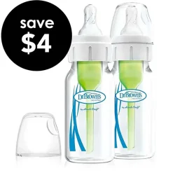 Baby Bottle Sets|Baby Bottles-Dr. Brown's Options+ Narrow-Neck (4 oz, 2 Pack)
