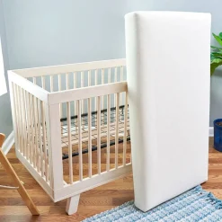 Crib Mattresses-Naturepedic Organic Breathable 2-Stage Crib Mattress