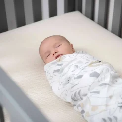 Crib Mattresses-Naturepedic Organic Breathable 2-Stage Crib Mattress