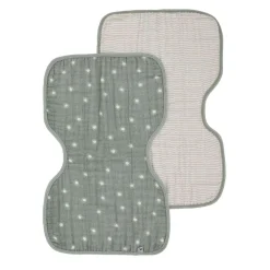 Bibs + Burps-Little Unicorn Organic Burp Cloth (2 Pack)